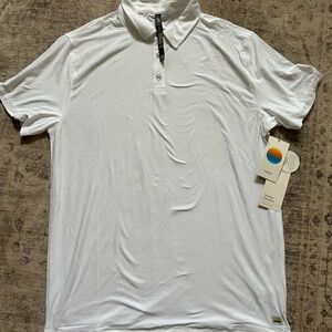 Vuori Crisp White Polo Shirt